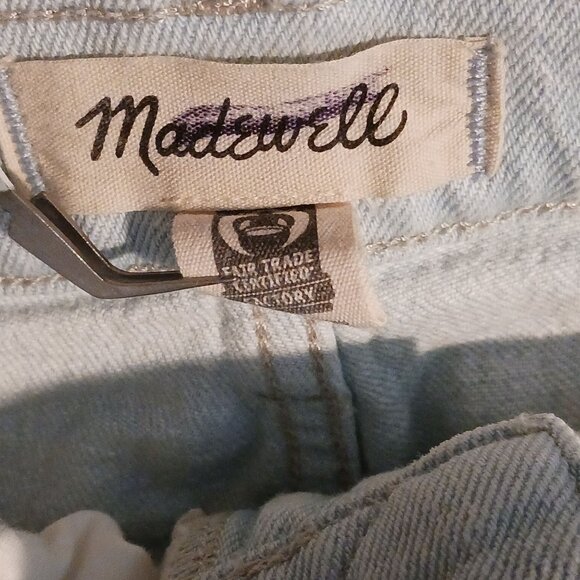 Madewell The Perfect Vintage‎ Jean High Rise Tapered Leg Light Blue Wash Size 27 - Picture 10 of 12
